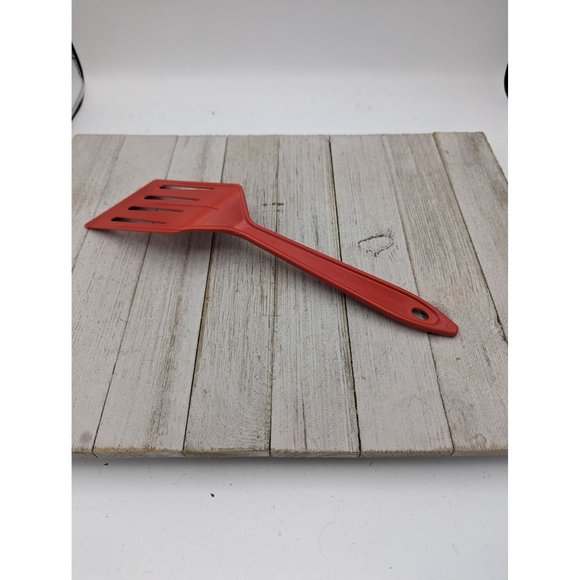 Hutzler Spatula Nylon Slotted Reinforced Turner Flipper No 717 Red LOPOL - Picture 4 of 7